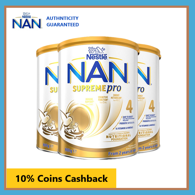 Nestle NAN Supreme 4 HA 4 Supremepro 4 ready stock [800g x 3 tins]