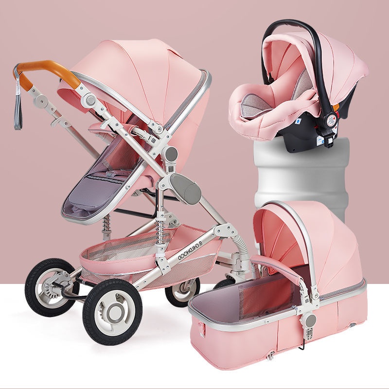 2-in-1 Trio Travel System, Quick-Fold Stroller with Infant Car Seat and Base, Car Seat and Stroller