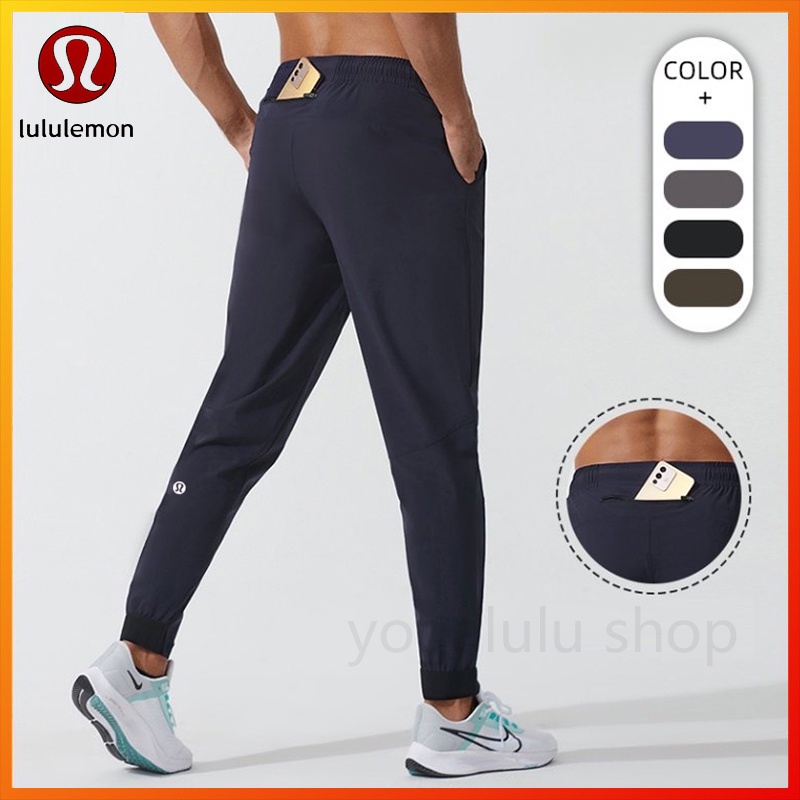 Lululemons Men&#039;s Quick-Drying Jogging Pants Nylon Fitness Training Trousers Loose Casual Sports 70001