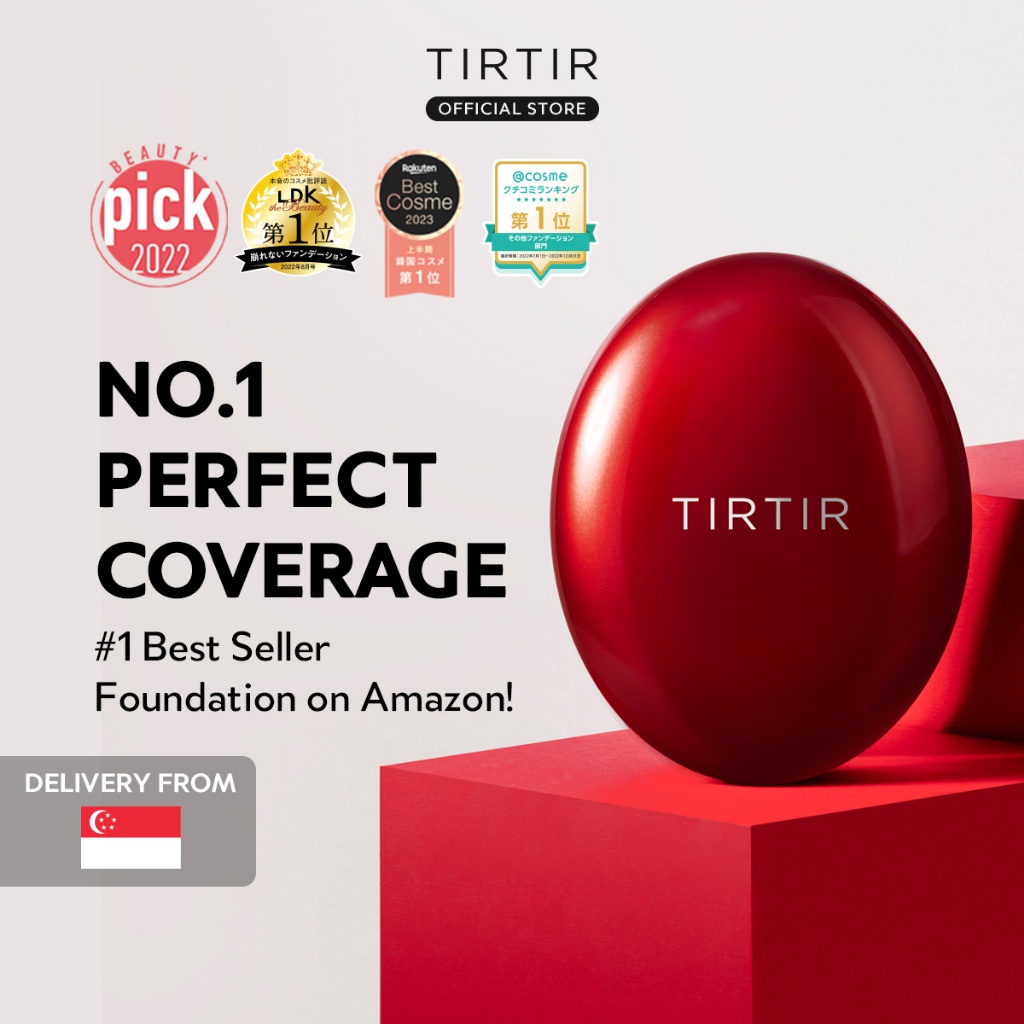 [TIRTIR] Mask Fit Red Cushion 18g / 20 Shade (13C 13N 15C 17C 17N 17W 21C 21N 21W 23N 24N 24W 25N 27N 29N 33C 33N 35N 40N 43N) / Semi-Matte Finish